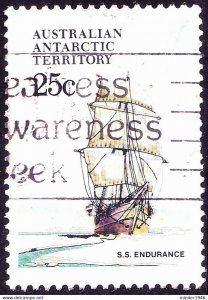 AUSTRALIAN ANTARCTIC TERRITORY (AAT) 1979 QEII 25c Multicoloured 'Ships, S.S....