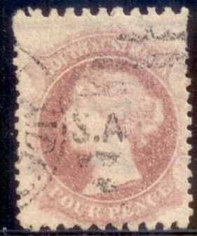 Australia-South Australia 1860 SC# 18 Used CO2