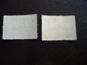 Stamps - Uruguay - Scott# 402,406 - Mint Hinged Part Set of 2 Stamps