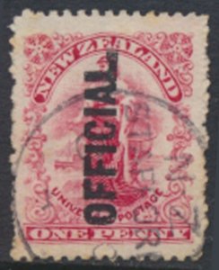 New Zealand  SC# O24* SG O60b perf 14  Used OFFICIAL  see details & scans