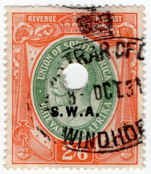 (I.B) South-West Africa Revenue : Duty Stamp 2/6d