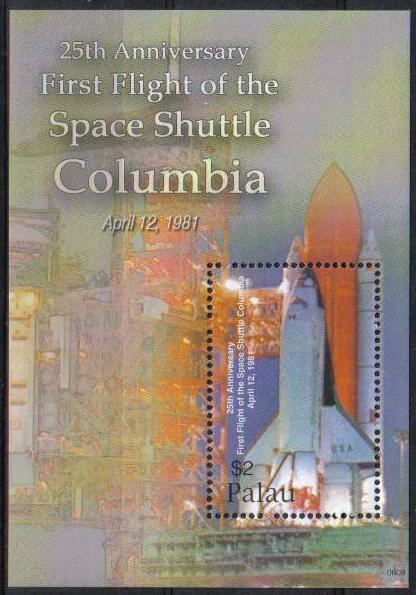 PALAU SHEET SPACE SHUTTLE COLUMBIA 