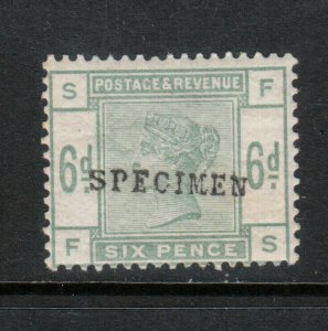 Great Britain SG #194s Mint Fine Original Gum Hinged With Specimen Overprint