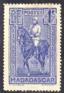 MALAGASY SC #173 MH 1c  1931  GENERAL JOSEPH SIMON GILLIENI