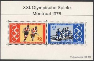 Germany 1976,Sc.#B532 MNH, souvenir sheet, XXI Olympic Games Montreal 1976