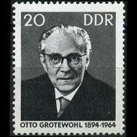 DDR 1965 - Scott# 806 P.M. Grotewohl Set of 1 NH