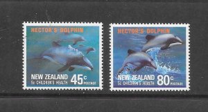 DOLPHINS - NEW ZEALAND #B139-40  MNH