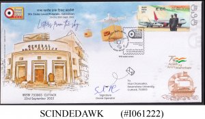 INDIA - 2022 PHILEX '22 SPECIAL COVER CARRIESD BY DRONE - SIGNED