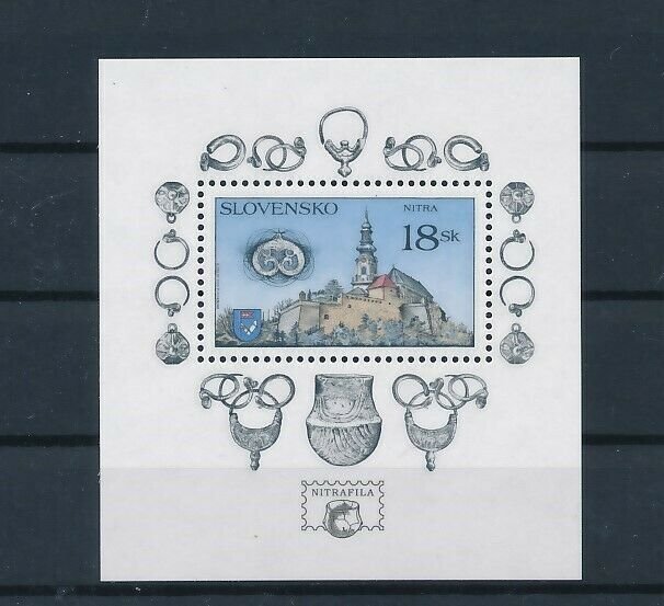 D151307 Slovakia S/S MNH Buildings Architecture Nitra