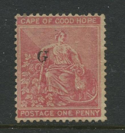 Griqualand West- Scott 12 -Definitive Overprint -1877- MNG- Single 1p Stamp