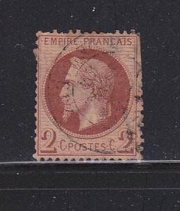 France 30 U Emperor Napoleon III SCV $25.00