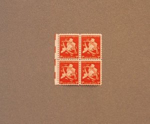 C38, New York City Jubilee, Block of 4, Mint OGNH, CV $2.50