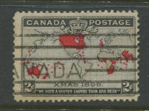 Canada - Scott 85 - QV Definitive Issue - 1898 - Used - Single 2c Stamp