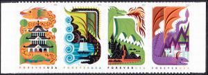 Scott 5310a Dragons MNH Strip