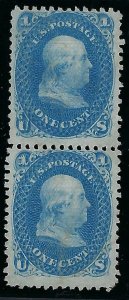 86 PAIR, FINE-VERY FINE, RICH DEEP COLOR, SCOTT $950