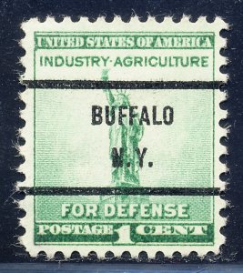 Buffalo NY, 899-71 Bureau Precancel, 1¢ National Defense