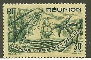 France, Reunion # 168, Mint Hinged