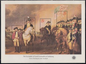 Scott 1686-9 MNH - Bicentennial Souvenir Sheet Collection