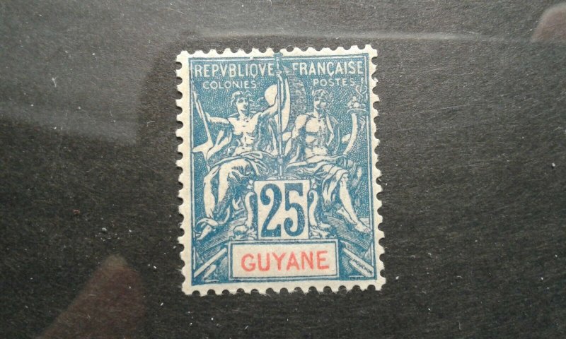  French Guiana #43 mint hinged e202.6683