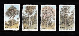 CISKEI SC# 46-49 TREES - MNH