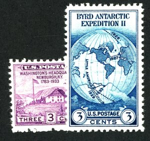 U.S. #752-753 MINT NG