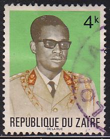 Zaire 762 President Joseph D. Mobutu 1972