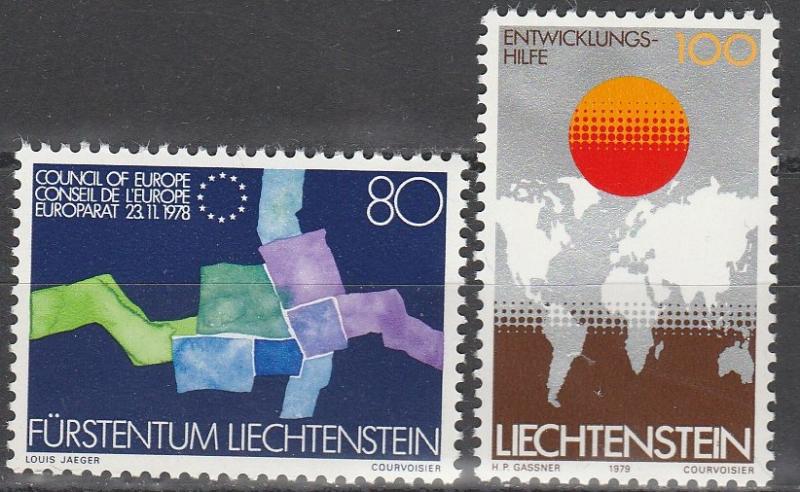 Liechtenstein #669-70  MNH   (S433)