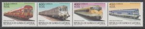 Equatorial Guinea 272 Trains MNH VF