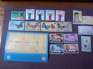 SOLOMON ISLANDS # 426-443-MINT/NH---21 STAMP RUN + SOUVENIR SHEET---1980-81