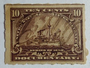 SCOTT #R168 USED TEN CENT SHIP DOCUMENT