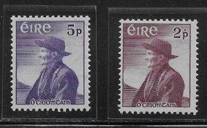 Ireland 159-160 Thomas O'Crohan Unused LH c.v. $9.00