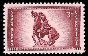 # 973 MINT NEVER HINGED ROUGH RIDERS TEMP