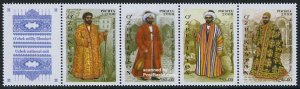 Uzbekistan 2008, Costumes 4v+tab [T::::], MNH