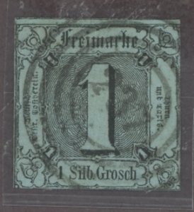 Thurn & Taxis #5 Used Single