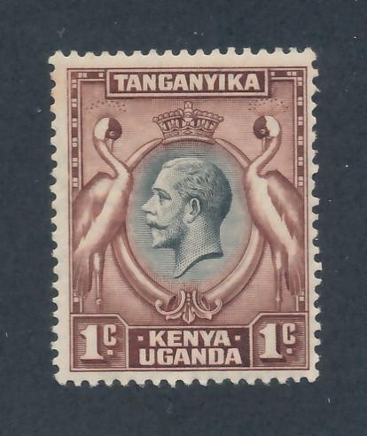 Kenya Uganda Tanganyika 1935   Scott 46 MH - 1c, Cranes