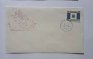 CANADA FDC , 	NORTHWEST TERRITORIES 	1979	OTTAWA		SINGLE 	17	CENTS 