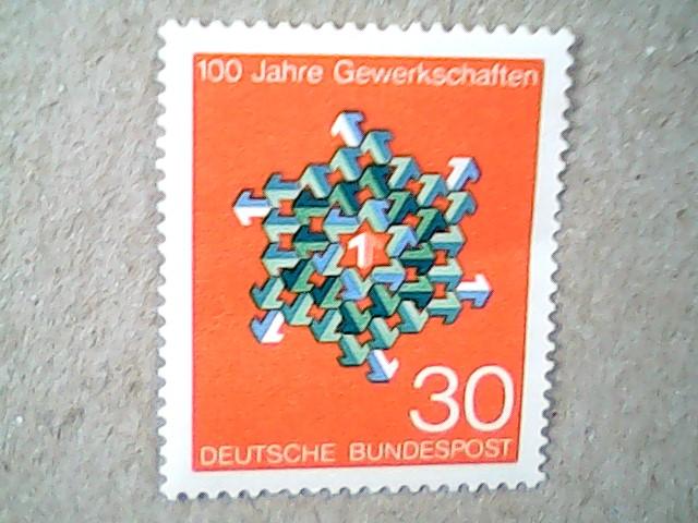 1968  Germany  #991  MNH