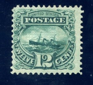 US SCOTT #117 MINT-FINE-OG-HINGED W/ CROWE CERT SCV $1,850 (4/9/24 GP)