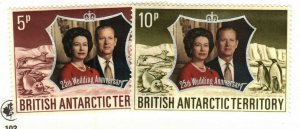 British Antarctic Territory #43-4 MH QEII