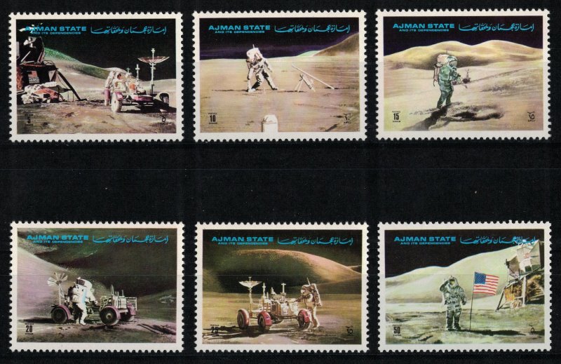 AJMAN 1971 - Space / complete set MNH