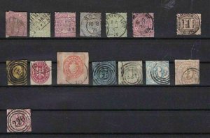 EARLY  NORTH GERMAN AND MIXED STAMPS    R 2322