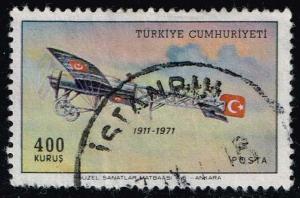 Turkey #C53 Bleriot XI Plane; Used (0.55)