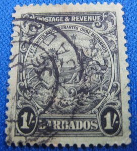 BARBADOS 1932  -  SCOTT # 175a   USED     (b11)