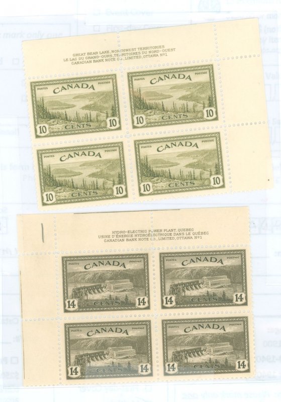 Canada #269-270  Multiple