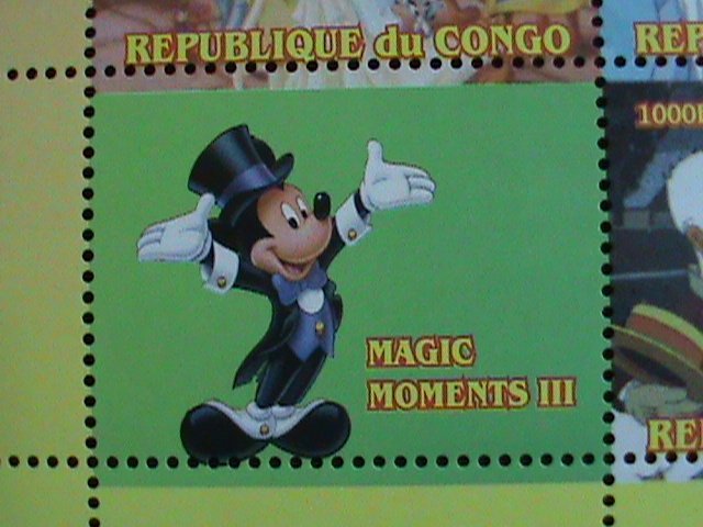 CONGO DISNEY STAMP:2013-MAGIC MOMENTS III-MNH S/S SHEET  VERY FINE