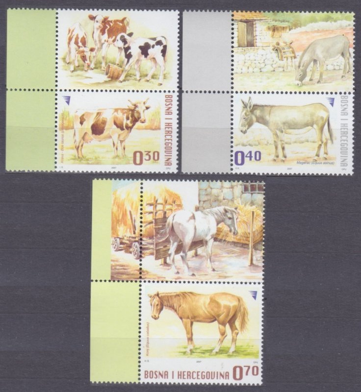 2007 Bosnia Herzegovina 470-472+Tab Fauna