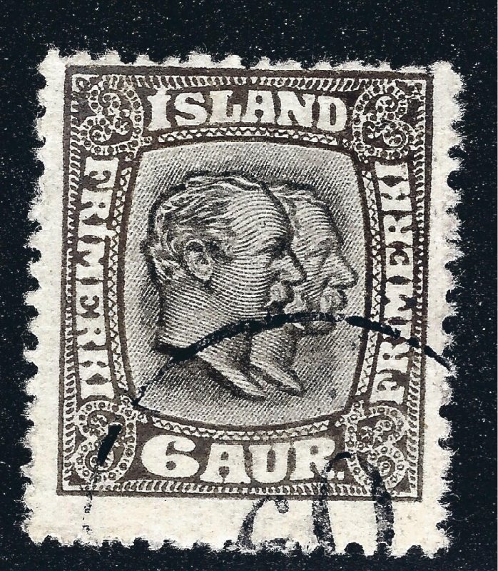 Iceland Attractive Sc#103 Perf 14 Used Fine SCV $150...Key bargain!!