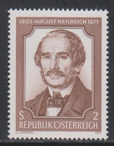 Austria, 2s August Neilreich (SC# 899) MNH