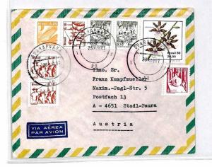 BRAZIL Missionary Air Mail MIVA Austria Cover CM318