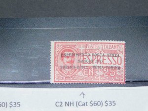 ITALY, SCOTT# C2, MNH